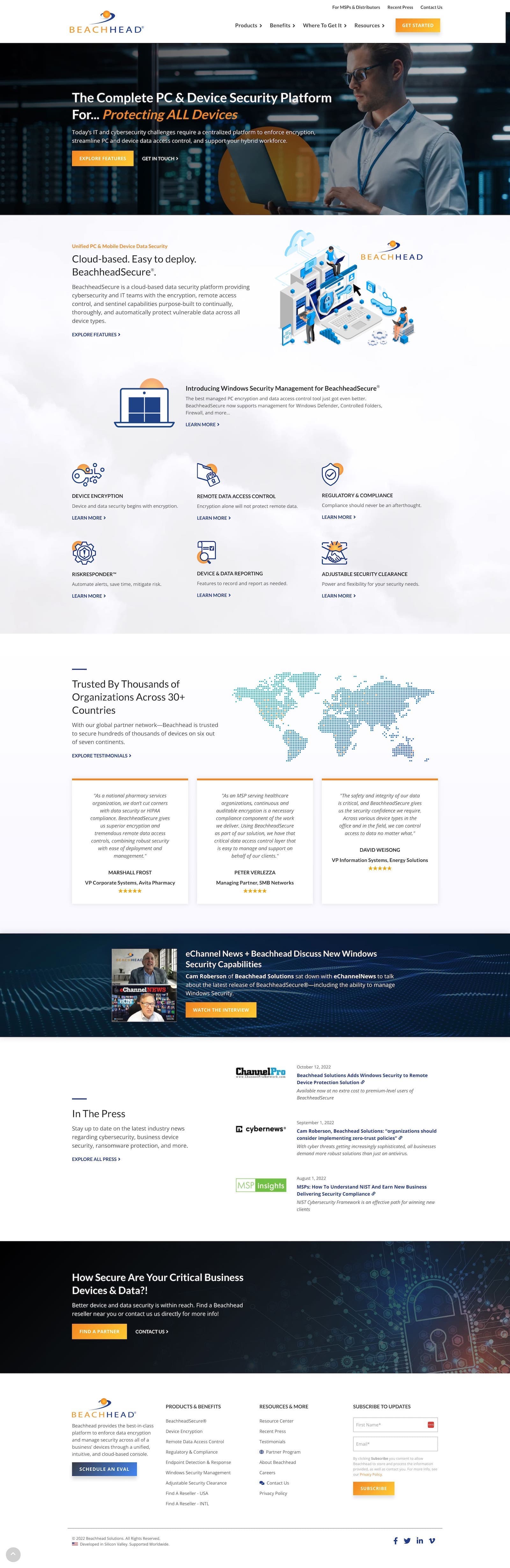 beachhead-solutions-website