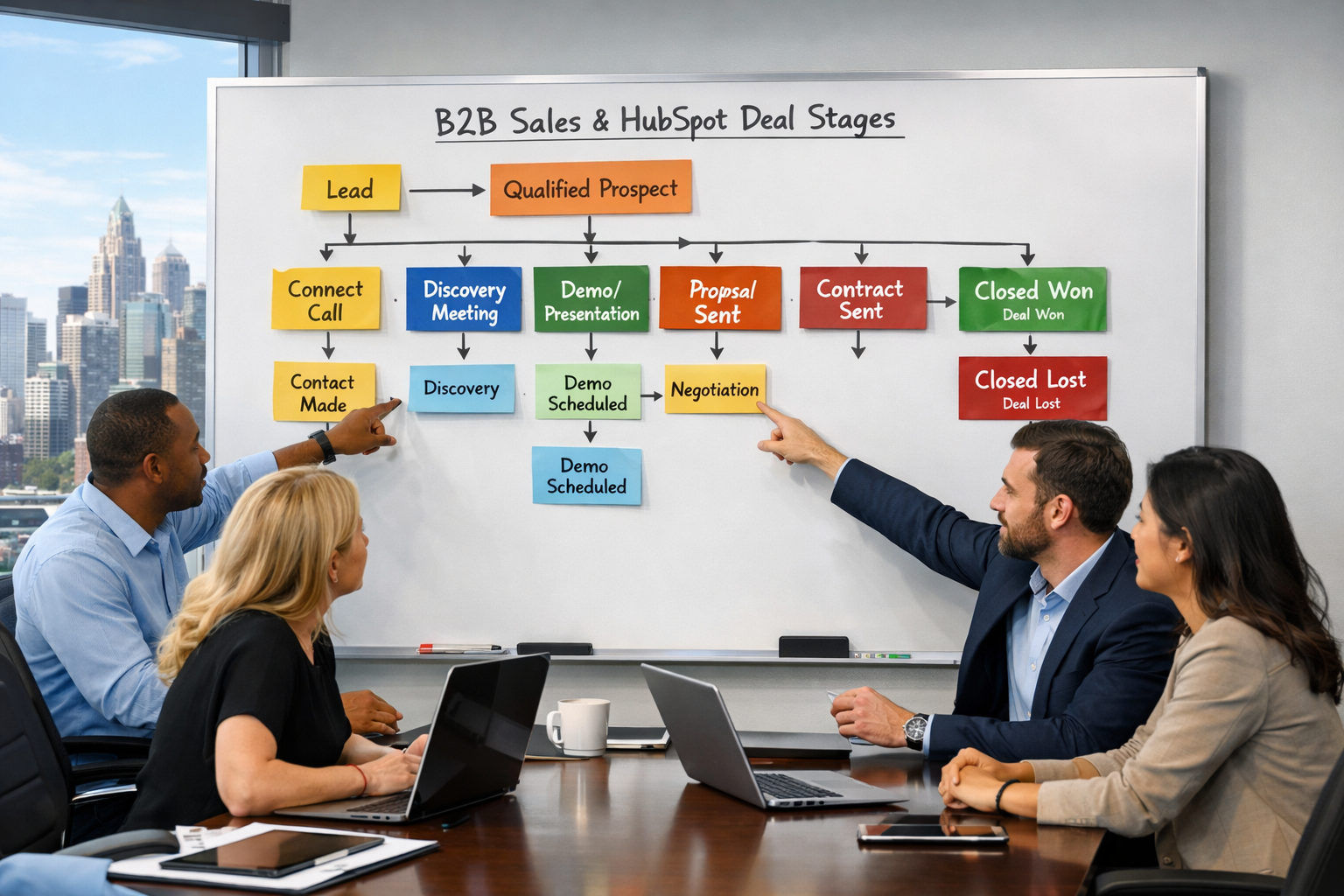 Mapping Your B2B Sales Cycle to HubSpot Deal Stages