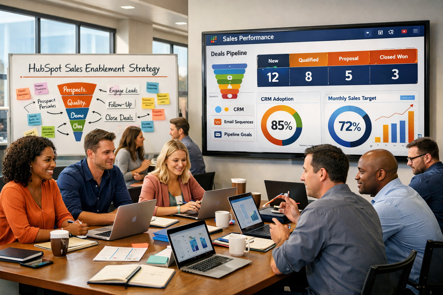 The B2B Playbook for HubSpot Sales Enablement That Actually Sticks