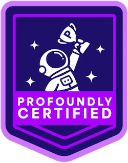 Profoundly Certified Badge